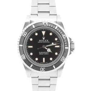 VINTAGE 1984 Rolex Submariner PATINA Black 40mm Stainless Steel Automatic 5513 - Picture 1 of 10
