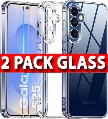 Custodia trasparente per Samsung Galaxy S25+ Ultra S25 silicone gel antiurto cover telefono - Immagine 1 di 4