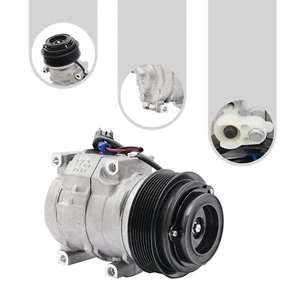25W A/C?Compressor?Air?Compressor?Fits For?John Deere Tractorp Silver Black 24V - Bild 1 von 7