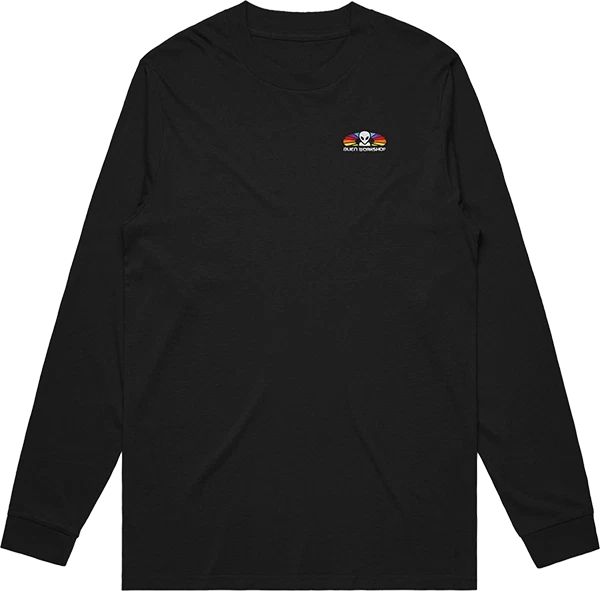 Alien Workshop скейтборды спектр вышитый черный длинным рукавом футболка - Изображение 1 из 1