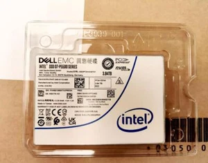 3.84TB DELL EMC 191PH INTEL D7 P5500 NVME PCIe GEN4 2.5" SSD (SSDPF2KX038T9T) - Picture 1 of 2