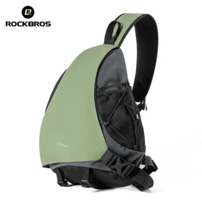 ROCKBROS через плечо слинга рюкзак слинга сумка путешествий туризм груди сумка рюкзак - Изображение 1 из 4