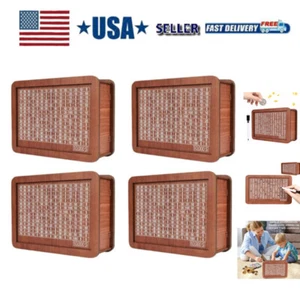 Wooden Money Bank With Counter Money Piggy Bank 10000 Saving Challenge Save Box - Picture 1 of 44