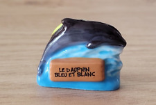 Fève - Le dauphin blanc et bleu - Région PACA (Ref. 3610)