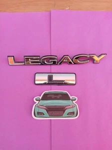 95 96 97 98 99 SUBARU LEGACY REAR LID EMBLEM LOGO SIGN BADGE BADGE CHROME Oem - Picture 1 of 6