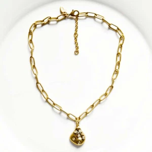 Nuevo Collar Colgante Geométrico Zara 16" Regalo Vintage Mujeres Fiesta Vacaciones Joyería - Imagen 1 de 4