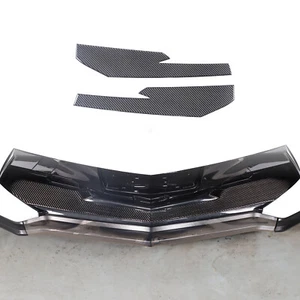 For Corvette C8 2020-2023 Carbon Fiber Front Safe Lip Trim Panel - Picture 1 of 7