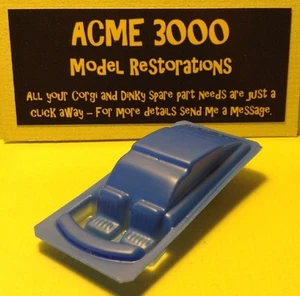 Gerry Anderson Joe90 Dinky 108 Sam's Auto - Ersatz Repro Innenraum BLAU - Bild 1 von 1