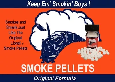 FREE SHIPPING -- 50 - SMOKE PELLETS FOR LIONEL TRAINS  - Image 1 of 4