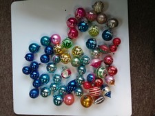 57 glass antique, vintage ornaments