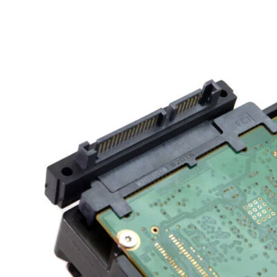 JSER 90 Degree Up Angled SATA 22Pin Male to SATA 22Pin Female Extension Adapter - Image 1 of 4