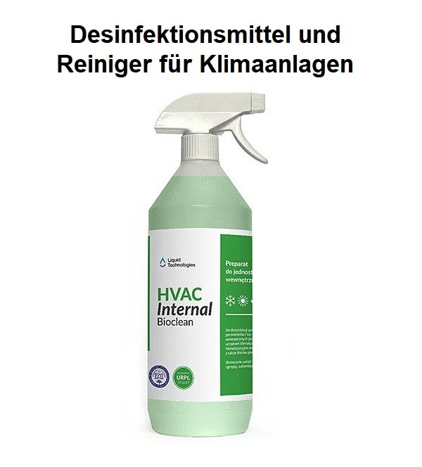 LIQUID TECHNOLOGIES LIMITED/ELGRA HVAC Bioclean Desinfektionsmittel, Reiniger für Klimaanlagen