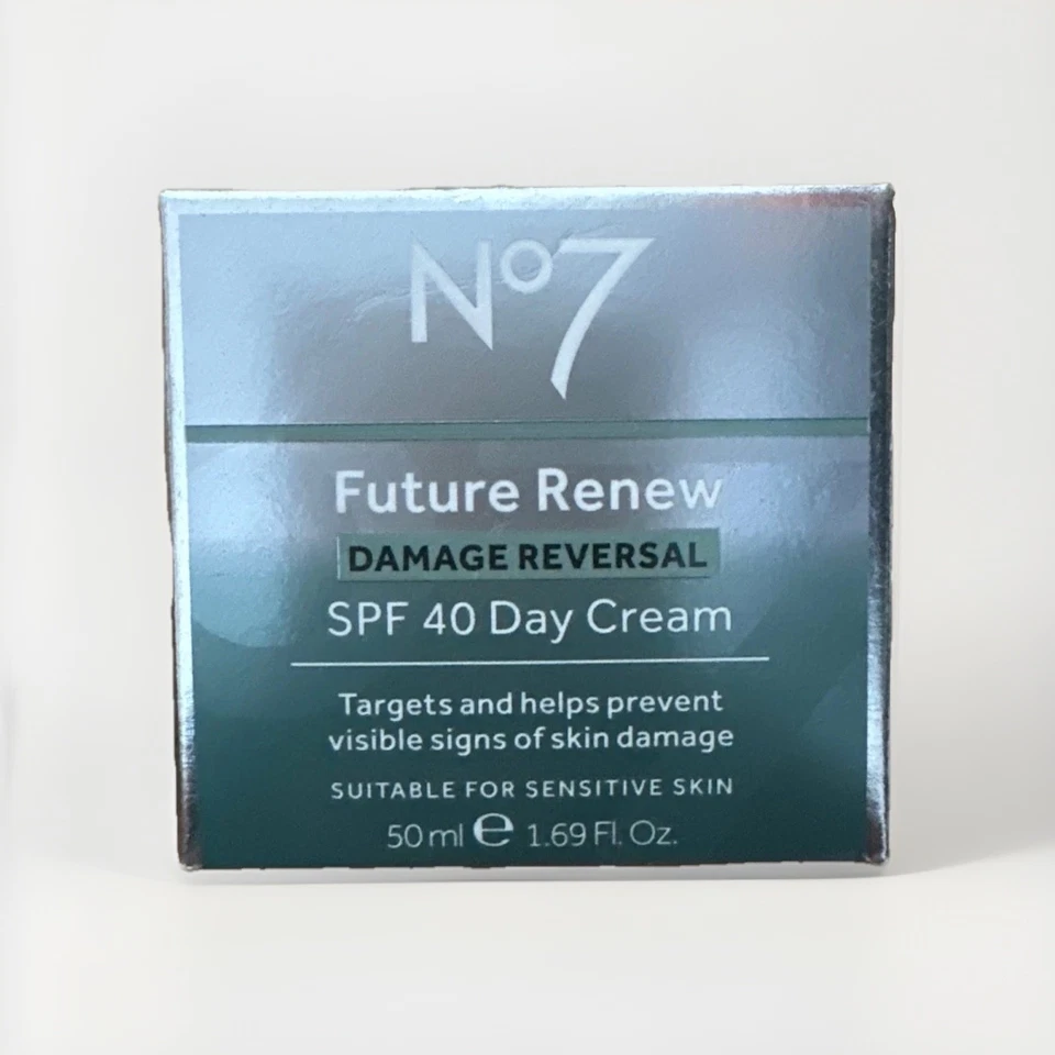 No7 FUTURE RENEW Damage Reversal Day Cream SPF 40 - 50ml- Brand New 100% Genuine - Image 1 of 1