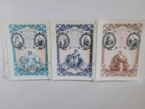 BEP Büro für Gravur Druck Tiefdruck Programm Ideale der Allegorie Karten - Bild 1 von 10