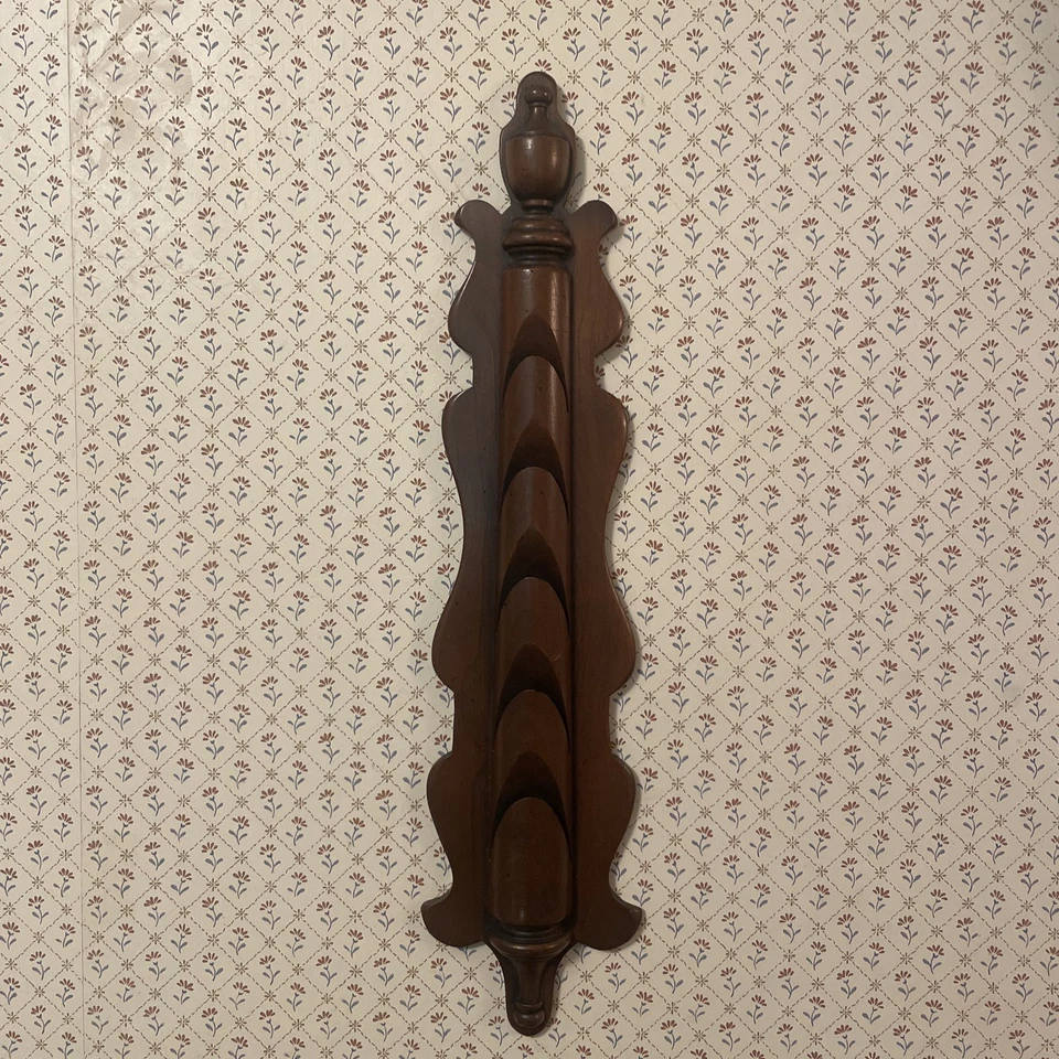 Vintage Wood Wall Mount Card/Mail Holder - Image 1 of 4