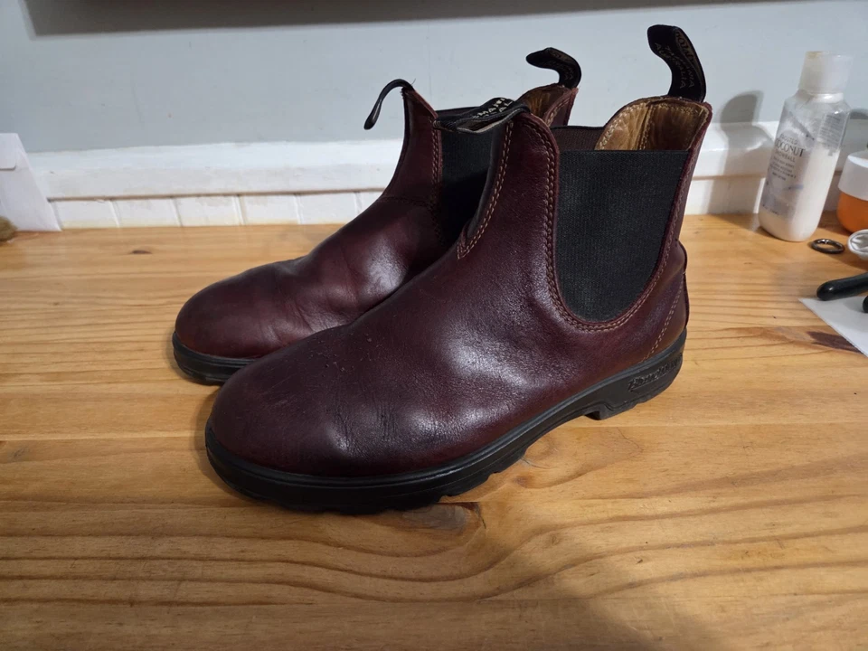 Botines Chelsea de cuero marrón Blundstone Tasmania Australia para mujer 9 EE. UU. EE. UU. Foto 1 de 4