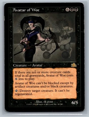 Magic The Gathering Prophecy Avatar of Woe #56/143 MTG TCG CCG - Image 1 of 2