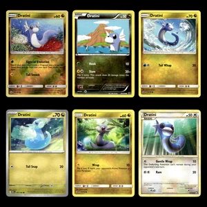 6x Dratini Lot 94.0 Sun Moon Pokemon Cards Collection Set Deck Building TCG - Picture 1 of 2
