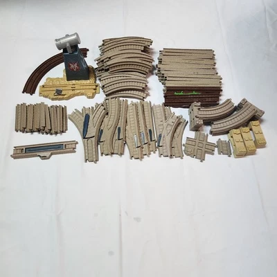 Thomas Train TrackMaster Lot 80+ Tan Track Switch Straight Curve Incline - Image 1 of 4