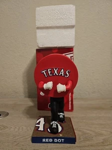 2016 Texas Rangers Red Dot Race Bobblehead Baseball MLB Ridge Grappler LEGGI - Foto 1 di 15