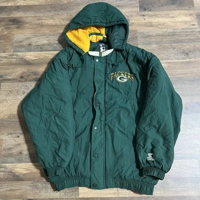 Chaqueta De Colección Starter Green Bay Packers Cremallera Completa Para Hombre Adulto Talla L Grande De Colección Foto 1 de 4