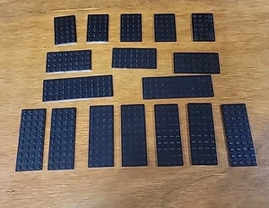Lego schwarze Platten 4x6 4x8 4x10 4x12 - Bild 1 von 3