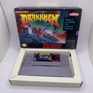 Drakkhen Kemco Super Nintendo SNES Originalverpackt ohne Anleitung 1991 - Bild 1 von 9