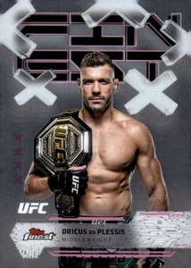 DRICUS DU PLESSIS 2025 Topps Finest Base UFC #14 MMA Common  ID:151800 - Picture 1 of 2