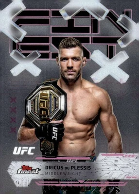 DRICUS DU PLESSIS 2025 Topps Finest Base UFC #14 MMA Common  ID:151800 - Image 1 of 2