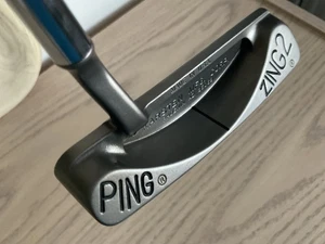 PING ZING 2 STAINLESS STEEL PUTTER 35.5 PINGMAN GRIP SUPER MINT! - Picture 1 of 7