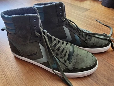 Hummel Sportschuhe, Hohe Sneaker,  khaki, Größe 44 - Bild 1 von 2