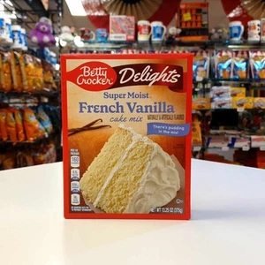 Betty Crocker Super Moist French Vanilla Cake Mix 375g x 1 Box USA Import - Picture 1 of 6