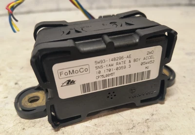 2006-2014 Jaguar S-Type, Jaguar XK, Jaguar XJ ESP sensor de taxa de guinada 5W93-14B296AE - Imagem 1 de 3