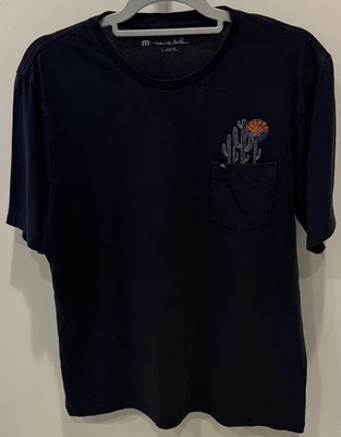 Travis Mathew Pocket T-Shirt - Arizona Cactus Logo - Men's Size Large - Black - Image 1 of 3
