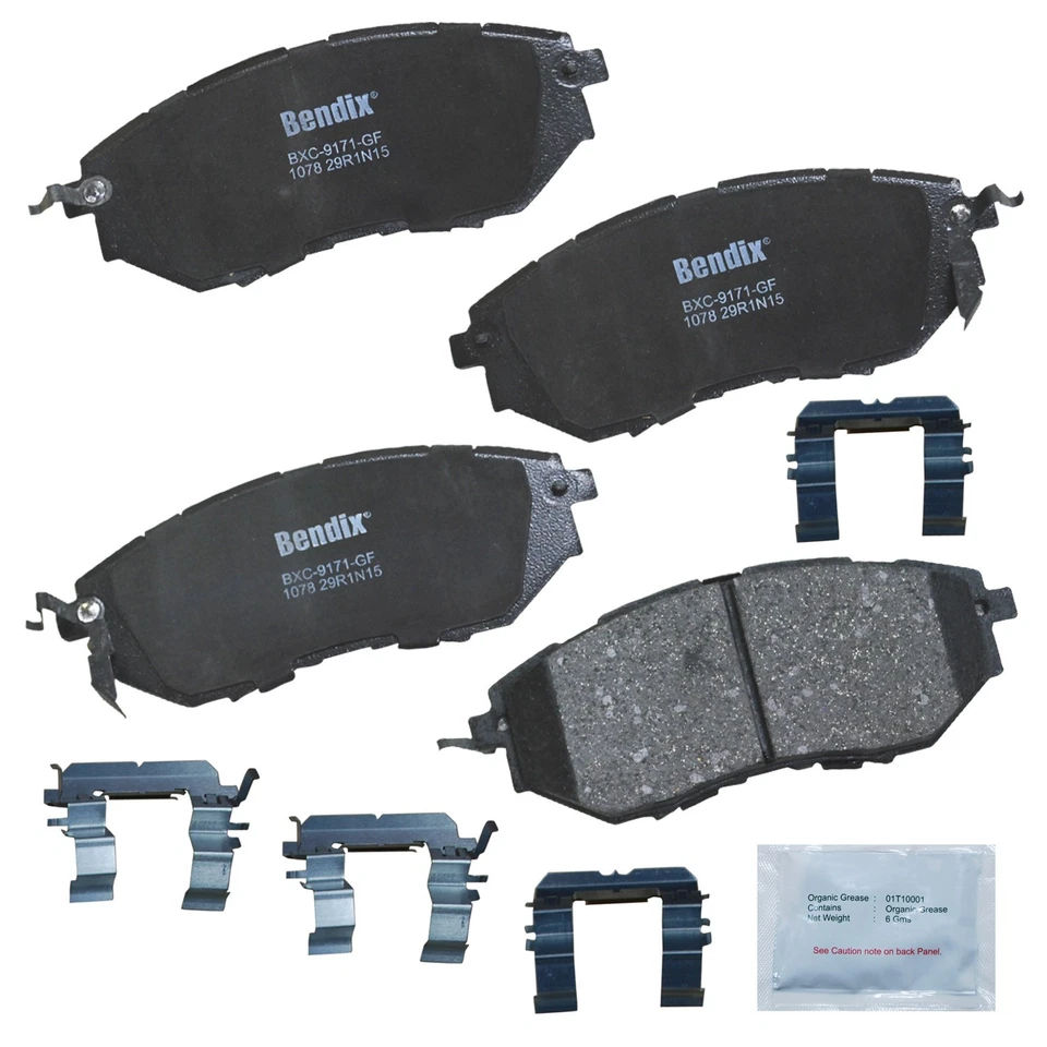 Bendix CFC1078 Disc Brake Pad Set For 10-21 Forester Legacy Outback Tribeca WRX - Изображение 1 из 1