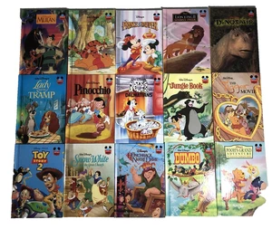Lot of 15 Disney Wonderful World Of Reading Hardcover Books Most Never Opened - Picture 1 of 7