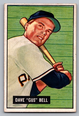 1951 BOWMAN #40 GUS BELL PIRATES ROOKIE - Image 1 of 3