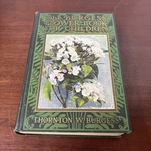 1923 “The Burgess Flower Book For Children” by Thornton W. Burgess - Picture 1 of 15