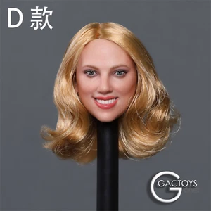 1/6 GACTOYS GC033D Smile Scarlett weiblicher Kopf Skulptur F 12" sonnengebräunt Actionfiguren - Bild 1 von 9