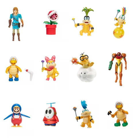 JAKKS Pacific World Of Nintendo MARIO ZELDA METROID 4" Figures YOU PICK Cover