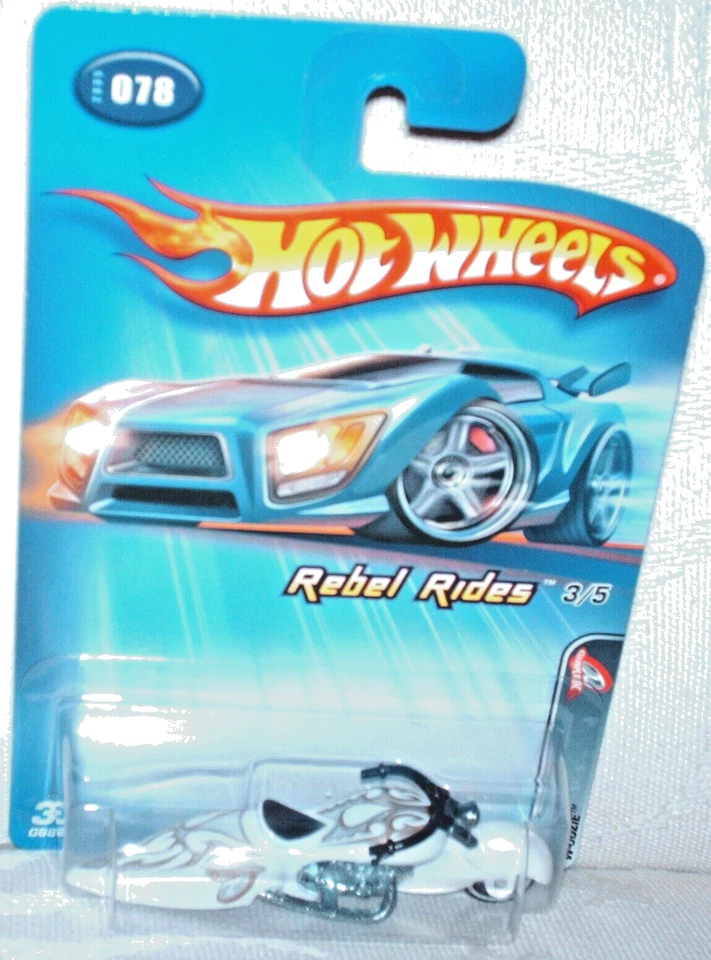 Hot Wheels 2005 Rebel Rides Series W-OOZIE blanco, ex. tarjeta, combino envío Foto 1 de 1