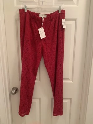 Pantalones de encaje rojo Joie - Nuevos con etiquetas grandes originales $268 AHORA $175 Foto 1 de 4
