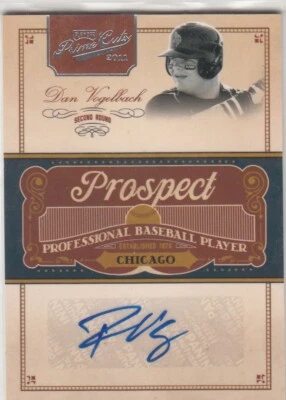 2011 Playoff Prime Cuts Prospect Autograph DAN DANIEL VOGELBACH Auto /299 Cubs - Image 1 of 2