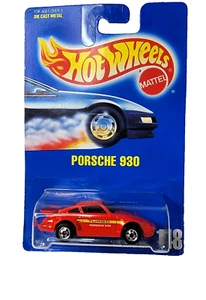 Hot Wheels Porsche 930 #148 Mattel 1991 Red Turbo Diecast Car Toy NEW Vintage - Picture 1 of 12