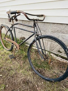 Prewar Schwinn Motorbike Cruiser 1930’s Straight Bar Tank Bike Project Mens 27” - Picture 1 of 12