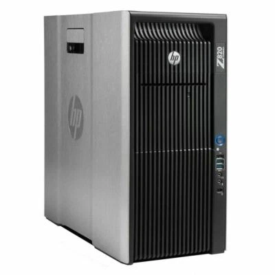 Station de travail HP Z820 2x E5-2667v2 16 cœurs 3,30 GHz 128 Go 500 Go SSD 3 To HDD K5000 - Photo 1/3
