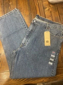 NUEVO Jeans Levi's 505 Calce Regular Lavado a la Piedra Azul Ajuste Medido 50x34 Difícil de Encontrar - Imagen 1 de 8