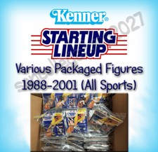 1988-2001 Starting Lineup SLU Figures & Card Lot Baseball Basketball Football RC