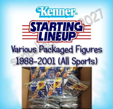 1988-2001 Starting Lineup SLU Figures & Card Lot Baseball Basketball Football RC Cover