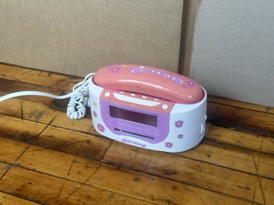 Vintage Emerson Girlpower Telephone Alarm Clock AM FM Radio Tested Works - Image 1 of 4